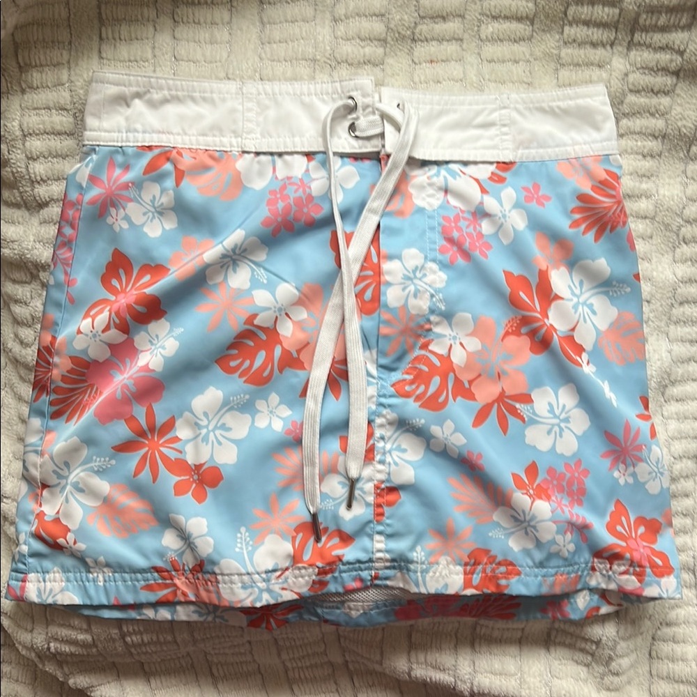 Floral Print Swim Skirt